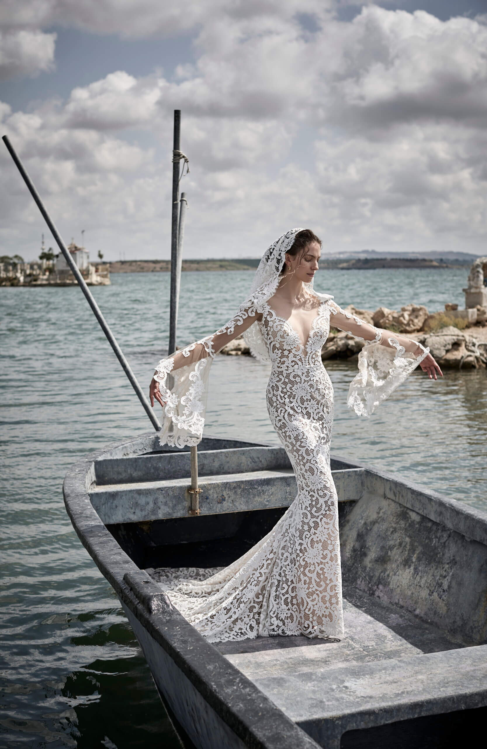 abiti da sposa stile mediterraneo